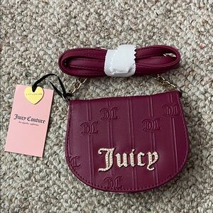 Juicy Couture Plum Berry Crossbody Bag